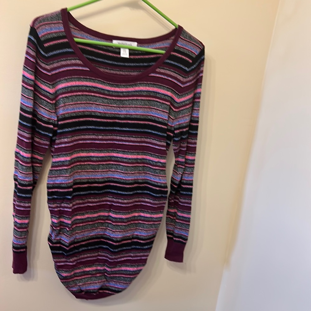 Purple Maternity Sweater